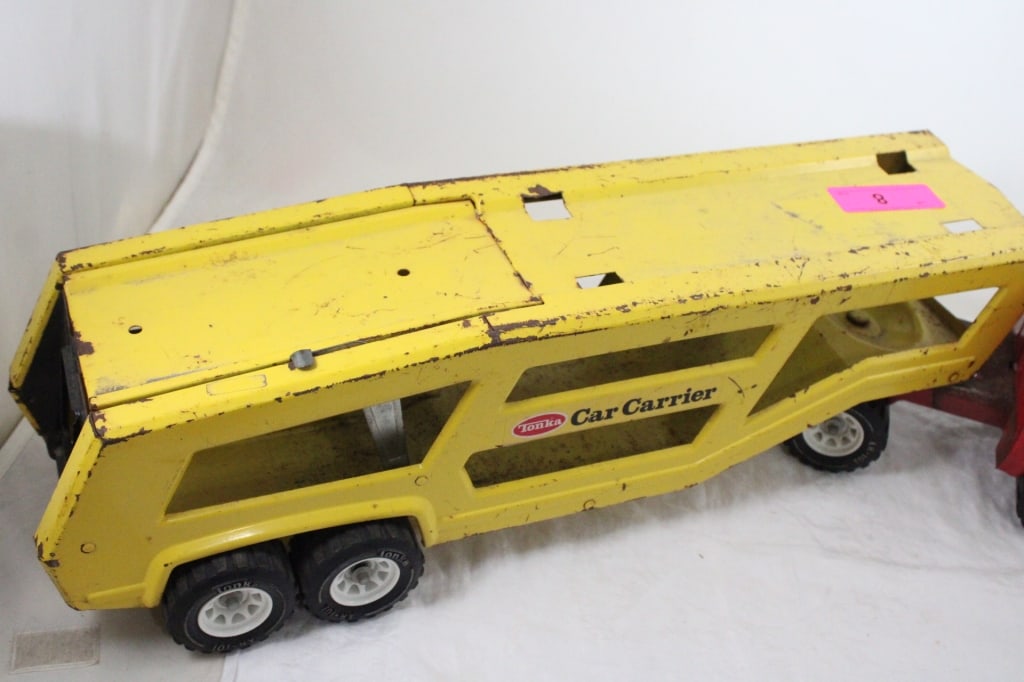 Tonka Pressed Steel Car Transport Carrier - 2