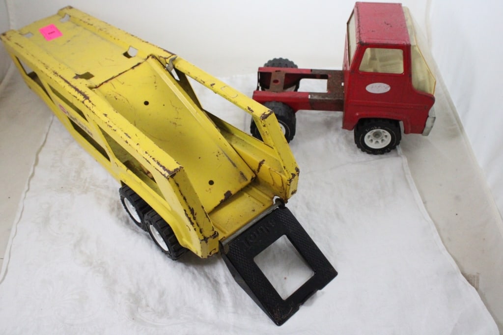 Tonka Pressed Steel Car Transport Carrier - 5