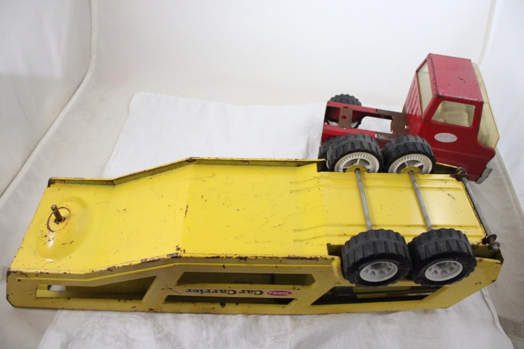 Tonka Pressed Steel Car Transport Carrier - 7