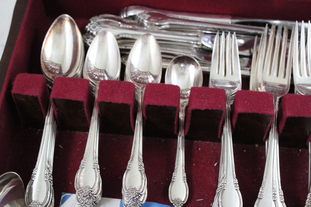 1847 Rogers Remembrance Silver Plate Flatware - 5