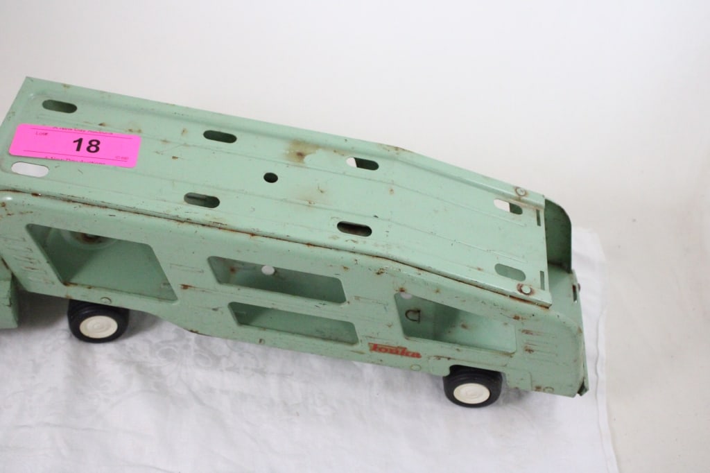 Tonka Pressed Steel Car Carrier Hauler - 4