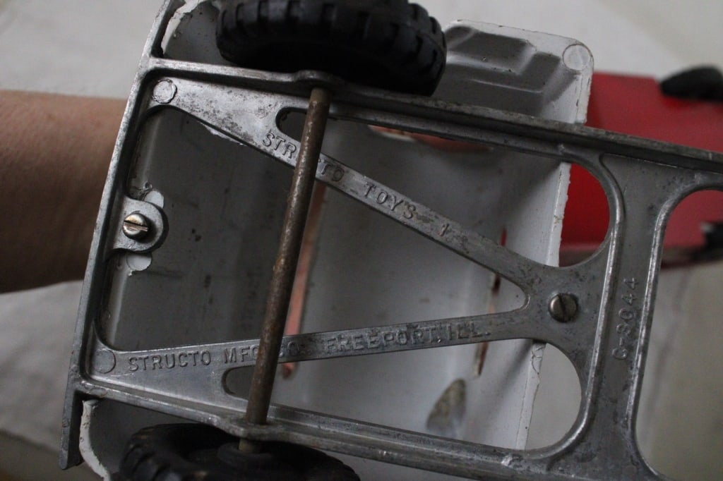 Structo Pressed Steel Car Carrier Hauler - 12