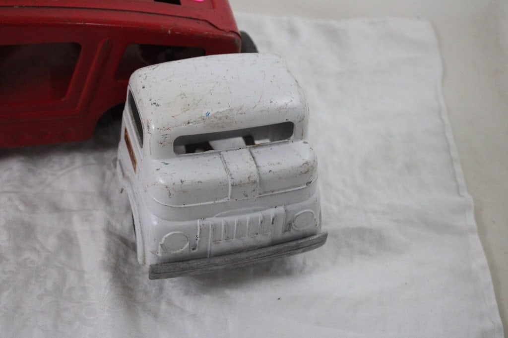 Structo Pressed Steel Car Carrier Hauler - 3