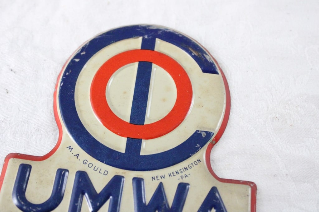 UMWA (United Mine Workers) License Plate Topper - 4