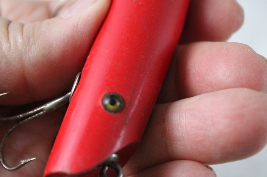 1916 South Bend Bass-Oreno Fishing Lure Glass Eyes - 18