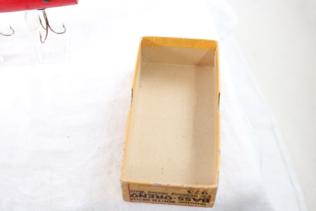 1916 South Bend Bass-Oreno Fishing Lure Glass Eyes - 9