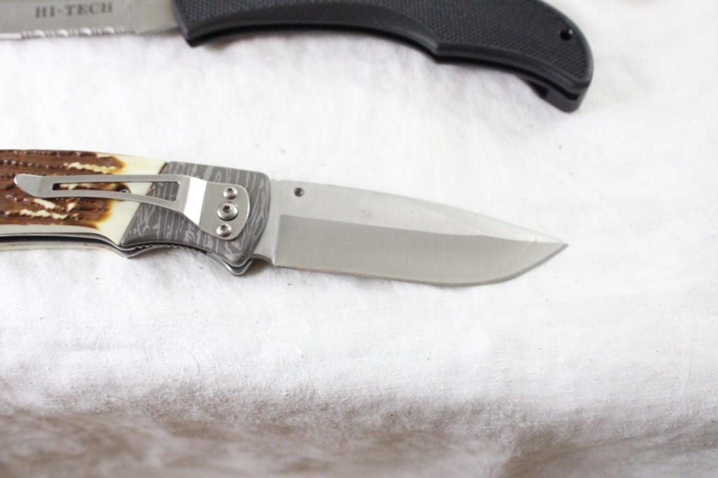3 Folding Lock Blade Knives - Mossy Oak, Hi-Tech - 6