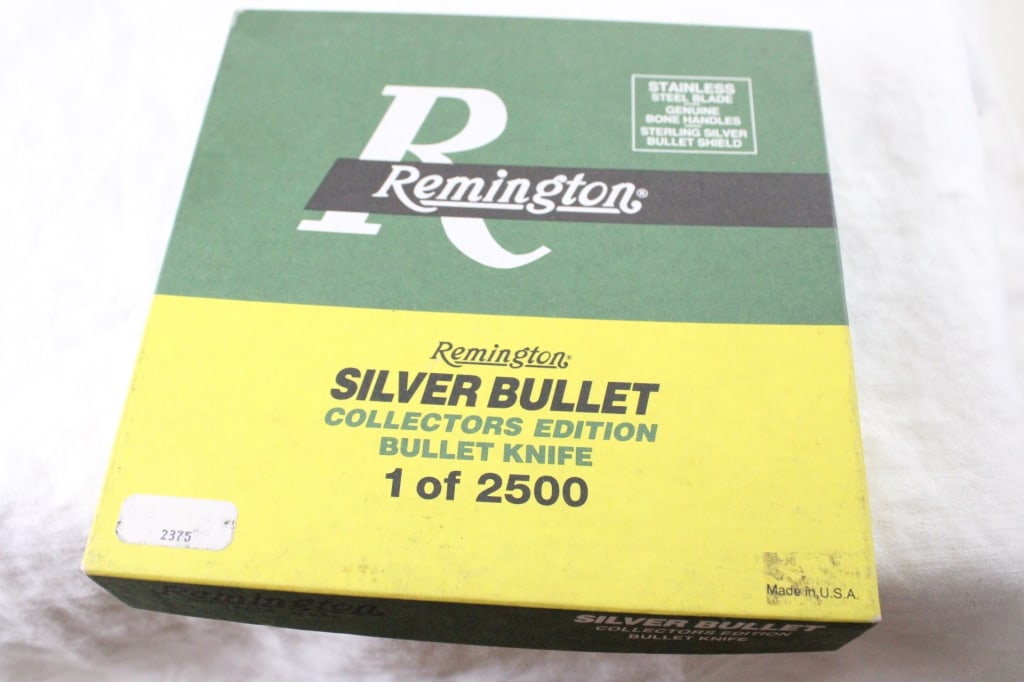 Remington Ltd. Ed. Silver Bullet Knife New in Box - 9