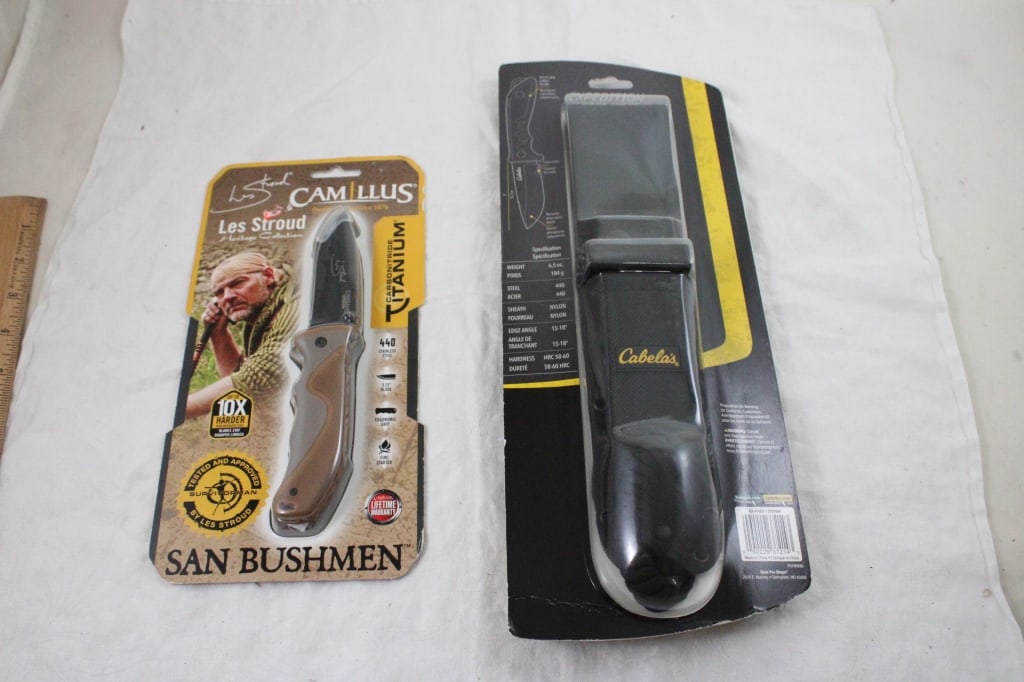 Camillus Folding Knife & Cabella's Fixed Blade NIP (1 of 19)