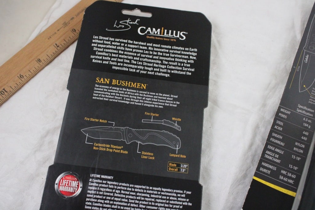 Camillus Folding Knife & Cabella's Fixed Blade NIP - 8