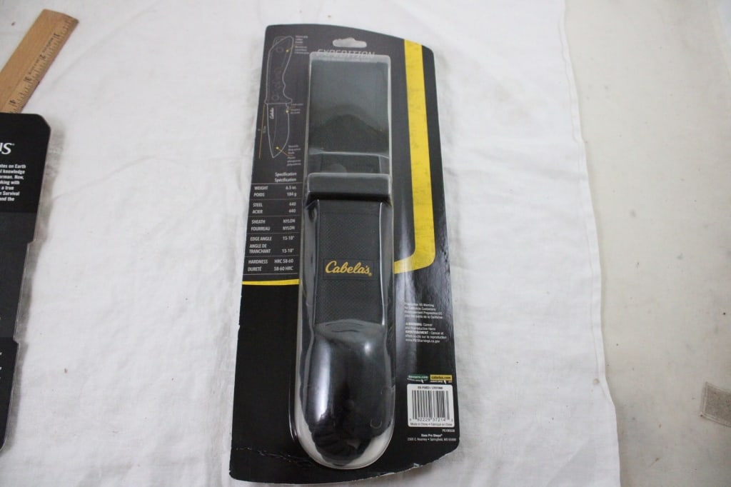 Camillus Folding Knife & Cabella's Fixed Blade NIP - 9