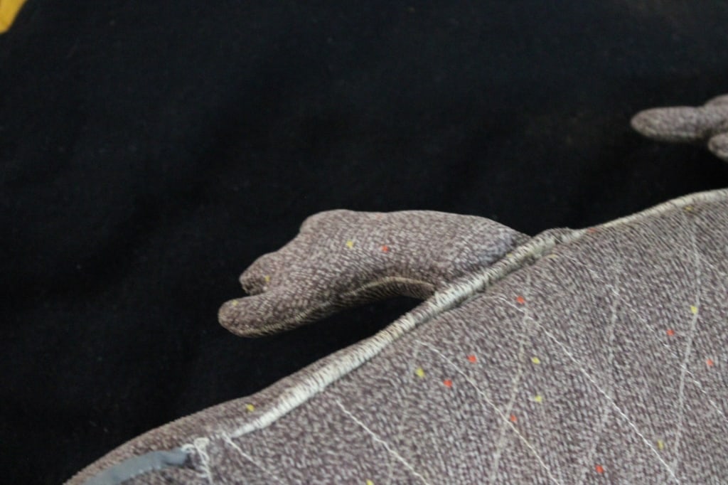 Antique Stuffed Alligator, Handmade Child Bear Rug - 9