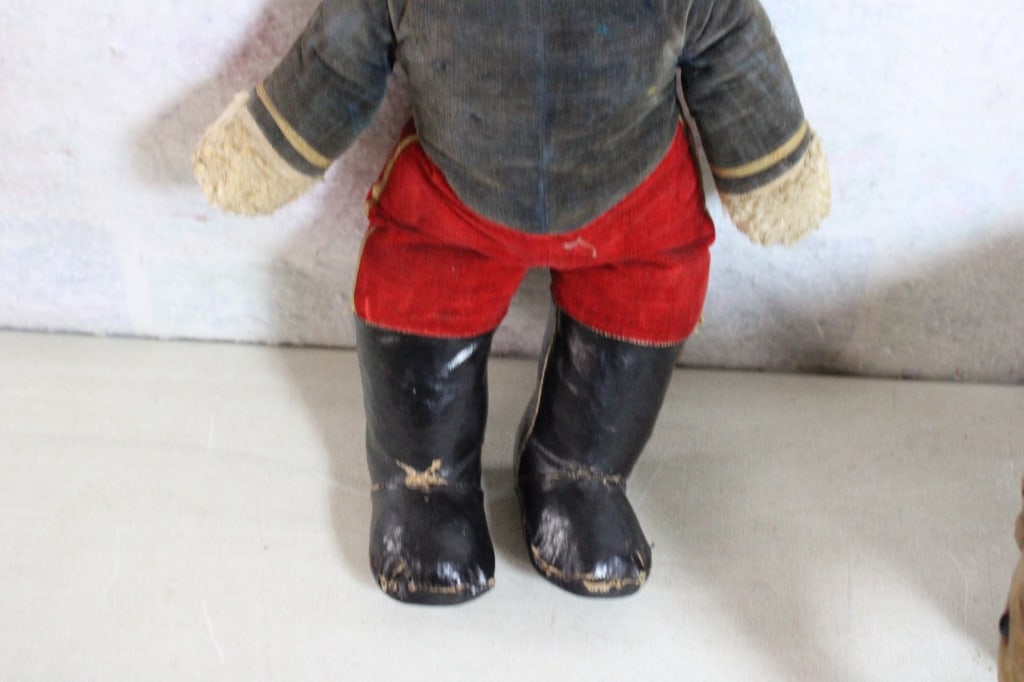 Antique Straw Stuffed Rabbit, Elephant, Horse - 3