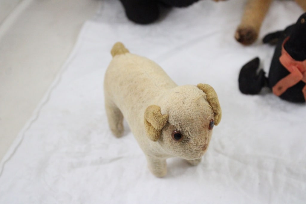 Antique Straw Stuffed Wind Up and Other Animals - 2