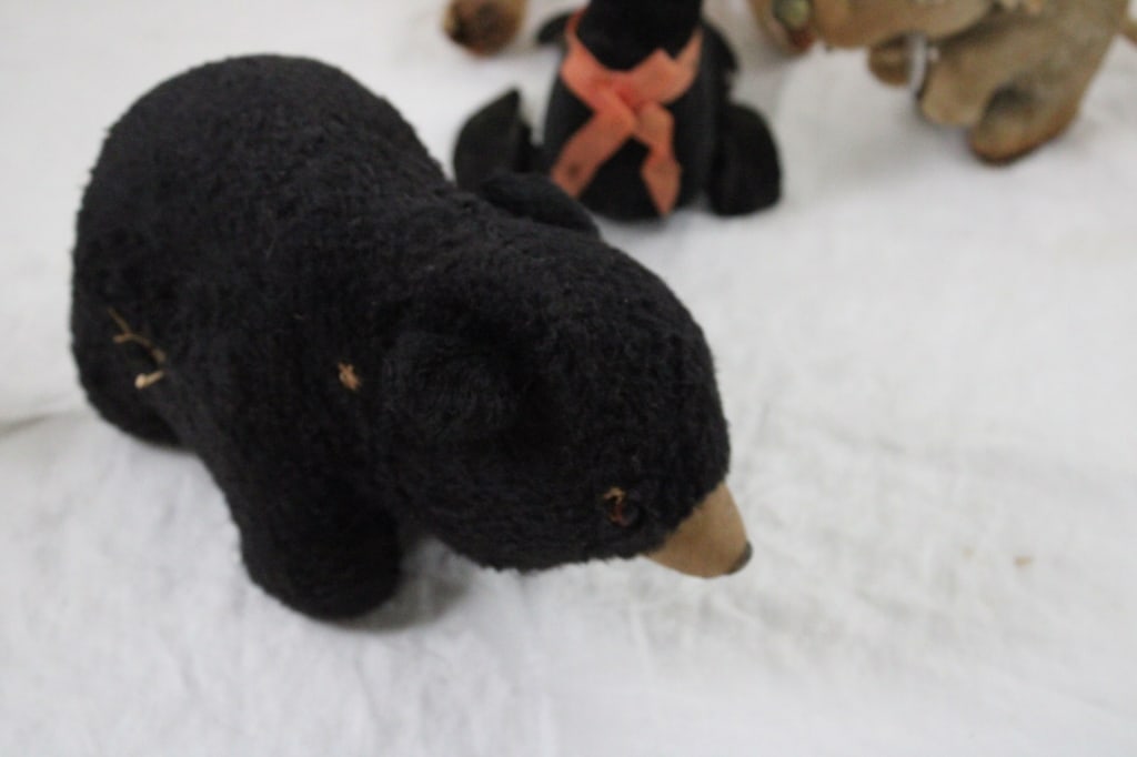 Antique Straw Stuffed Wind Up and Other Animals - 5
