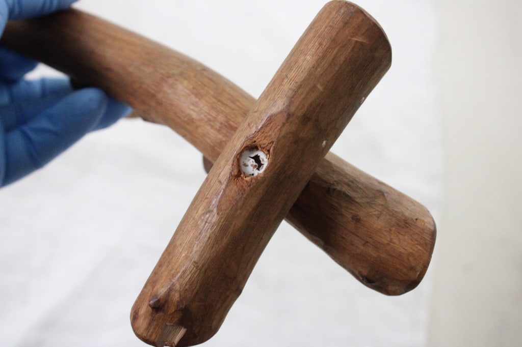 Rustic Wood Candle Holder - 10