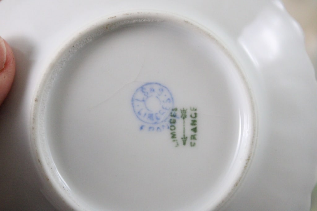 Porcelain Vase, Relish Tray, & Serving Pieces - 10