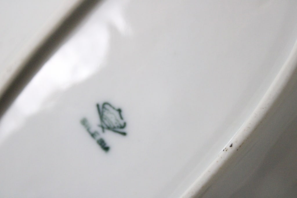 Porcelain Vase, Relish Tray, & Serving Pieces - 11