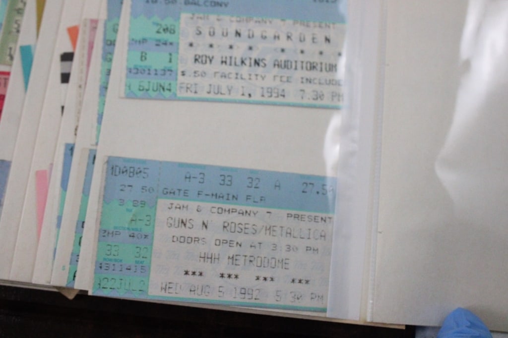 Rock Concert Ticket Stubs 1980's & 90's - 11
