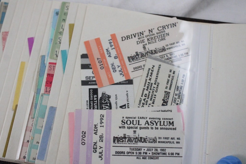 Rock Concert Ticket Stubs 1980's & 90's - 14