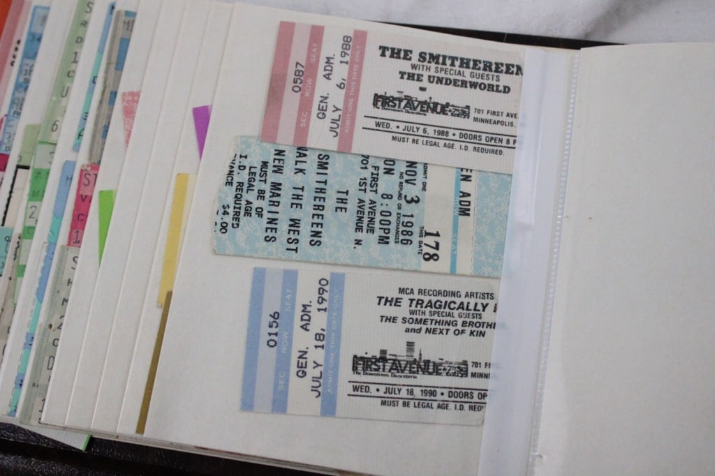 Rock Concert Ticket Stubs 1980's & 90's - 19