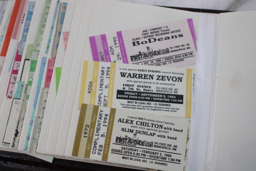 Rock Concert Ticket Stubs 1980's & 90's - 20