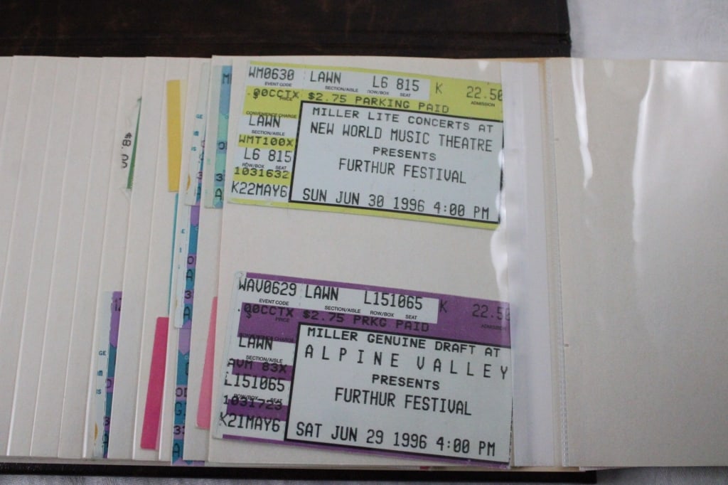 Rock Concert Ticket Stubs 1980's & 90's - 3