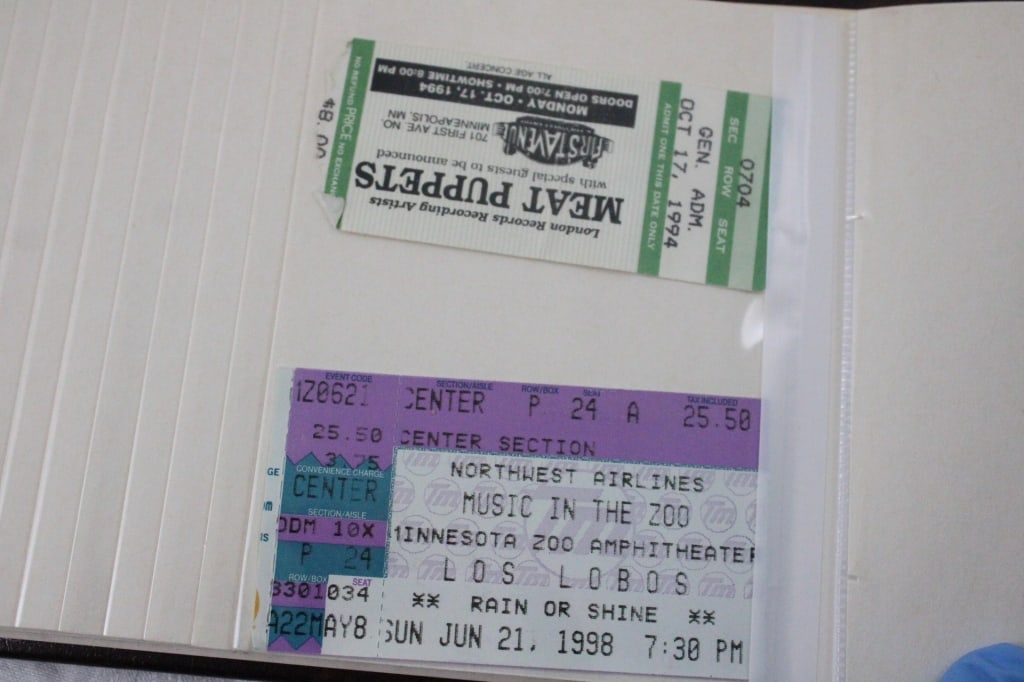 Rock Concert Ticket Stubs 1980's & 90's - 8