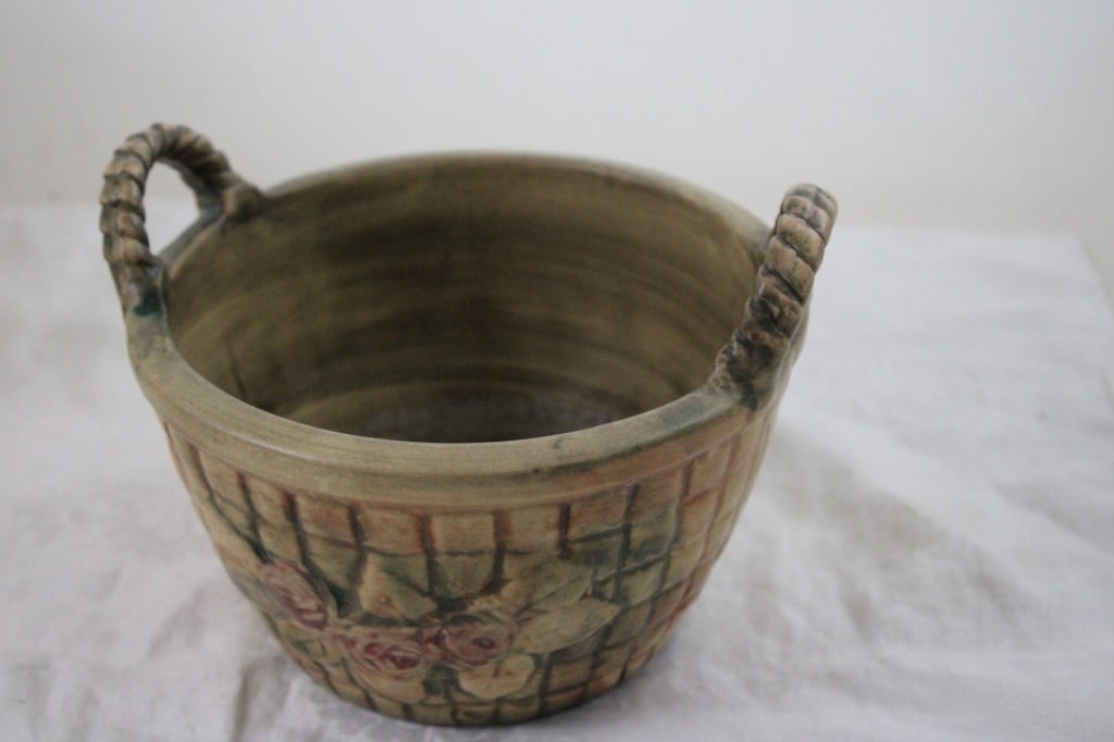 Weller Pottery Flemish & Roma Rose Planters - 10