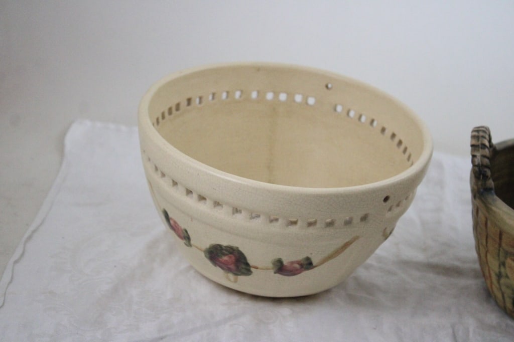 Weller Pottery Flemish & Roma Rose Planters - 2