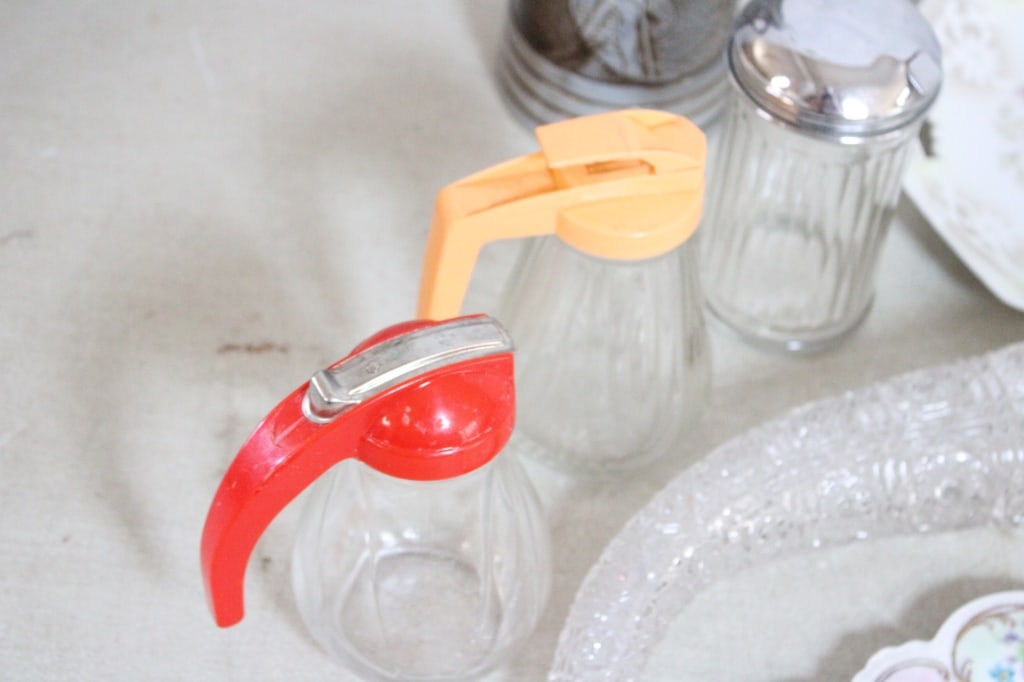 Stein, Syrup Dispensers, Plates, Decanter, Vase - 2