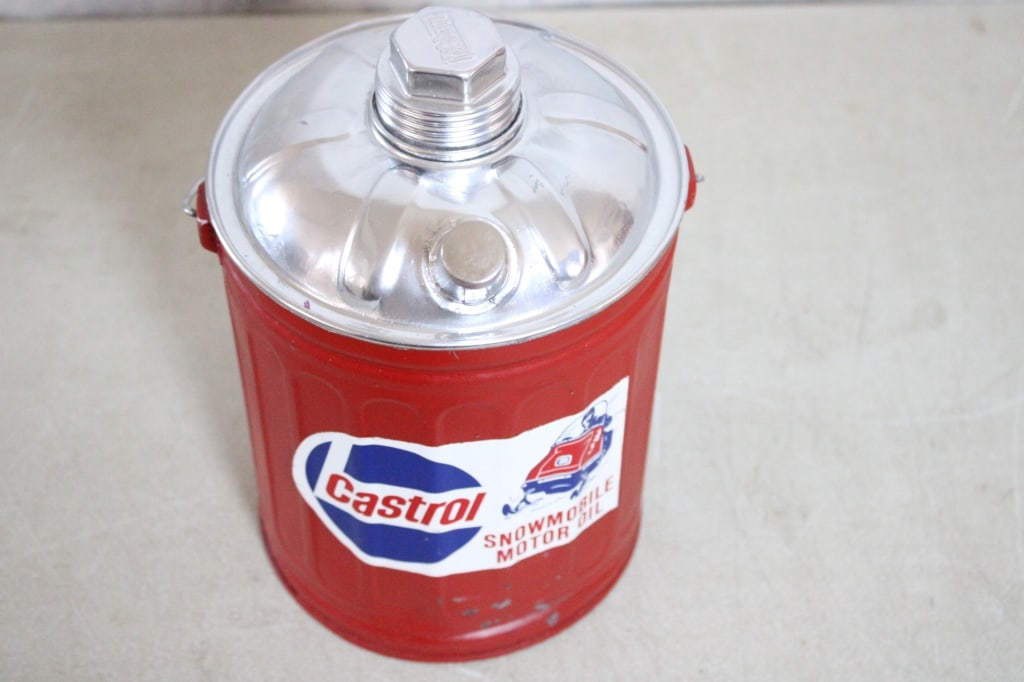 Castrol Snowmobile Motor Oil Can & More - 20