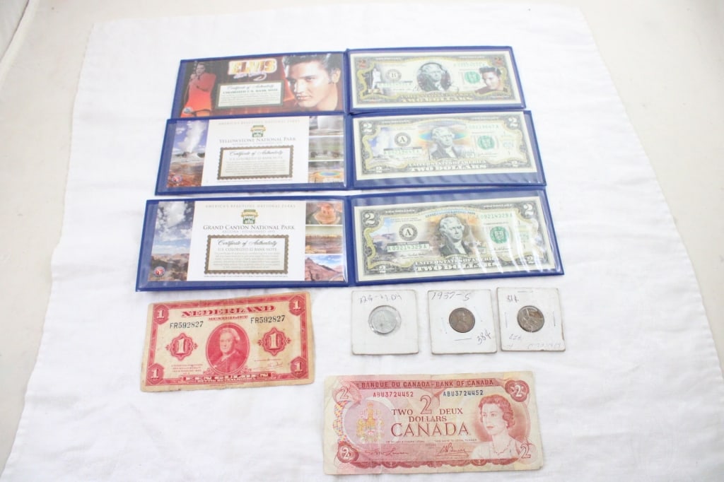 Foreign & Collectible Currency & Coins (1 of 20)