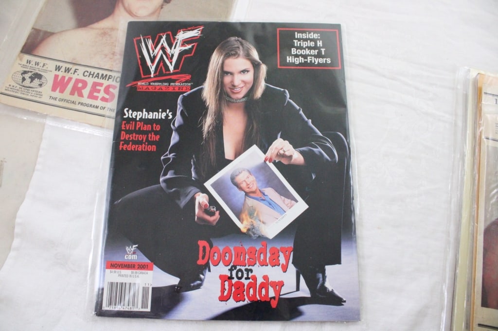 Vintage WWF Programs & Magazines - 13