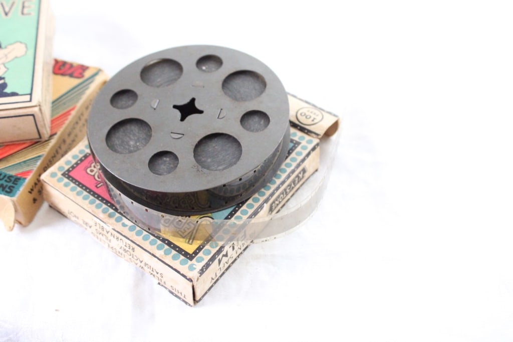 3 Antique 16mm Films -Popeye, Mickey, Jerry on Job - 18