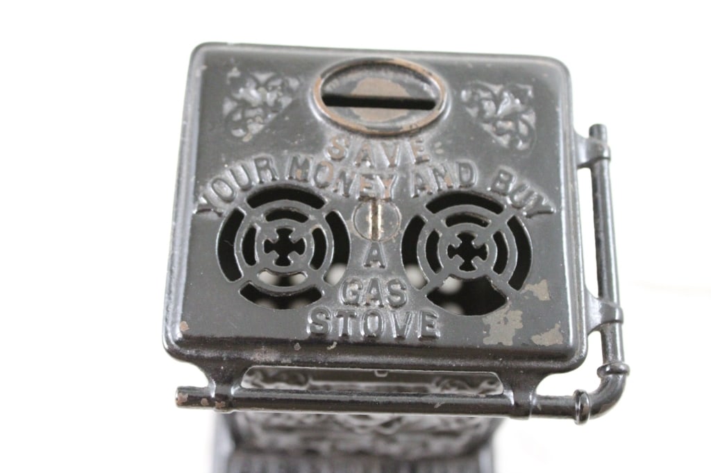 Cast Iron Gas Stove Still Bank 1901-1920 Bernstein - 2