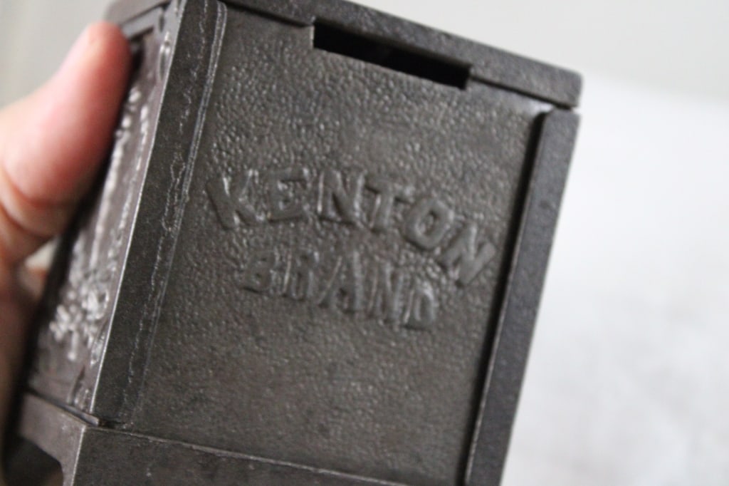 Antique Kenton Combination Cast Iron Bank - 6