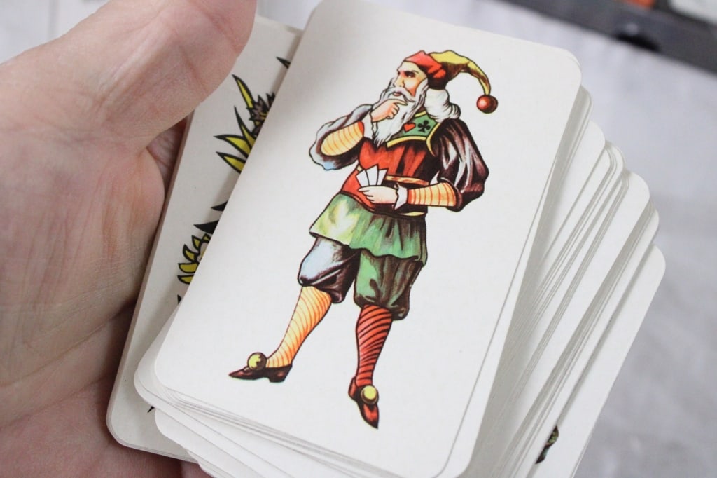 Advertising Playing Card Decks Wooden Dresser Box - 13