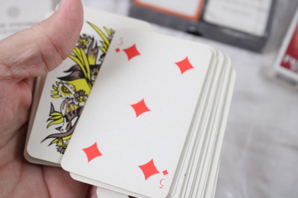 Advertising Playing Card Decks Wooden Dresser Box - 14