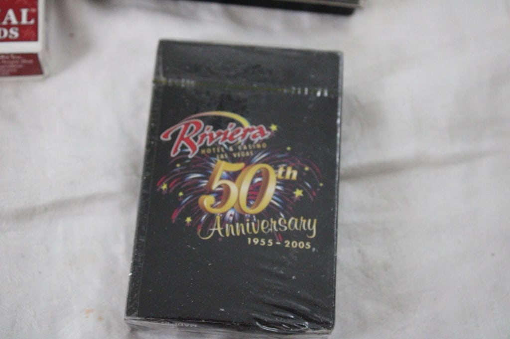 Advertising Playing Card Decks Wooden Dresser Box - 7