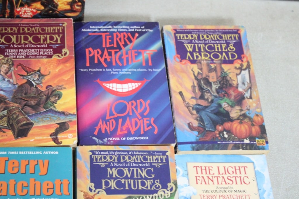 Terry Pratchett, Jack London, Joel Rosenberg Books - 4