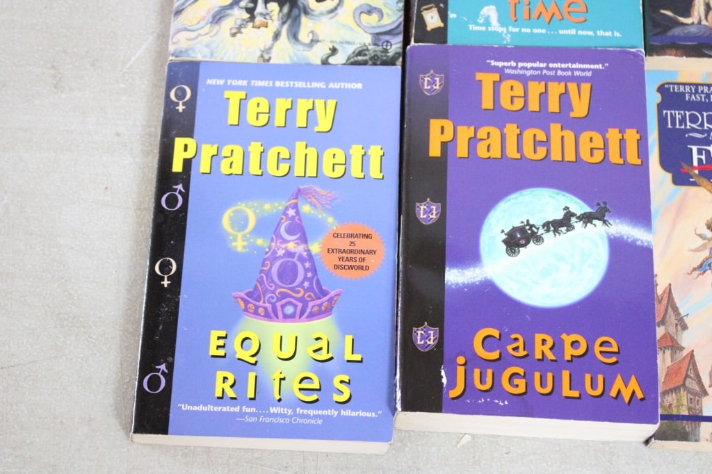 Terry Pratchett, Jack London, Joel Rosenberg Books - 7