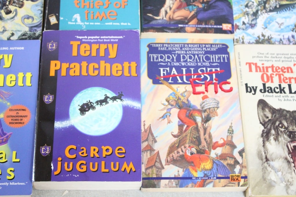 Terry Pratchett, Jack London, Joel Rosenberg Books - 8