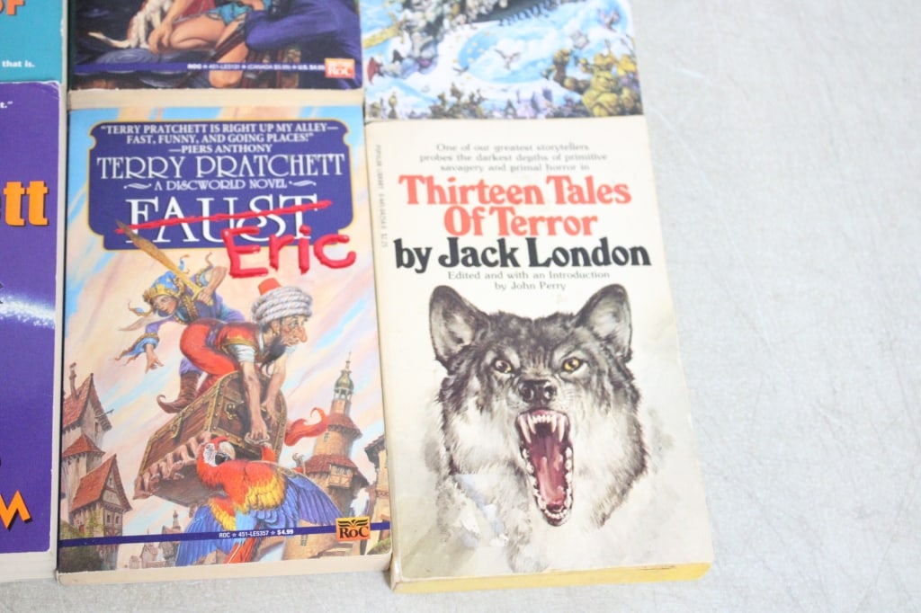 Terry Pratchett, Jack London, Joel Rosenberg Books - 9