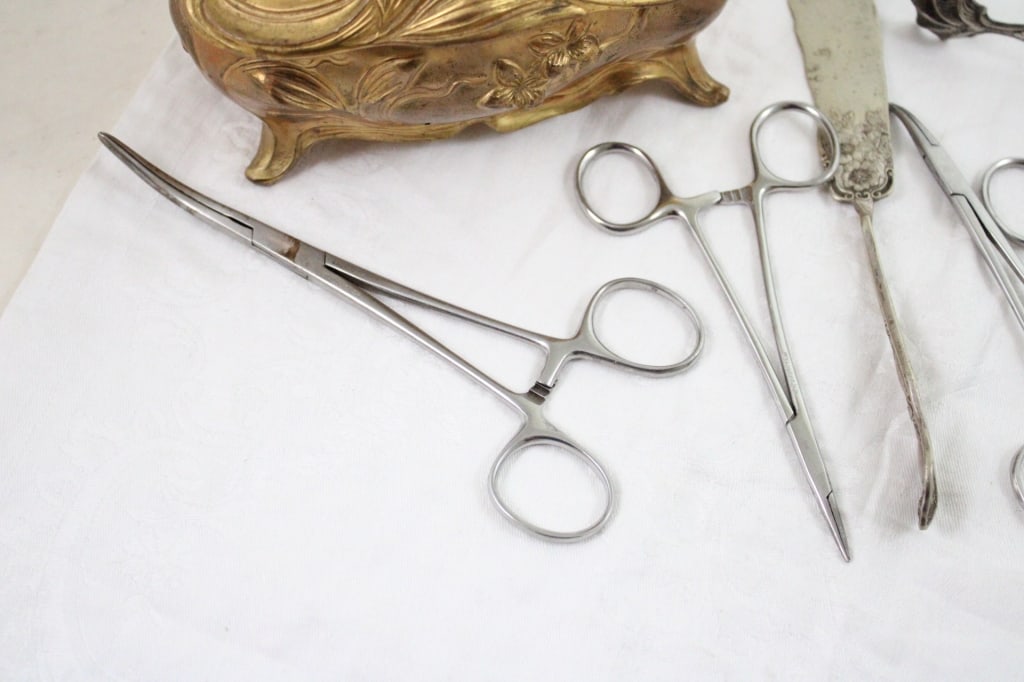 Jewelry Casket, Manicure Set, Copper Tray & More - 10