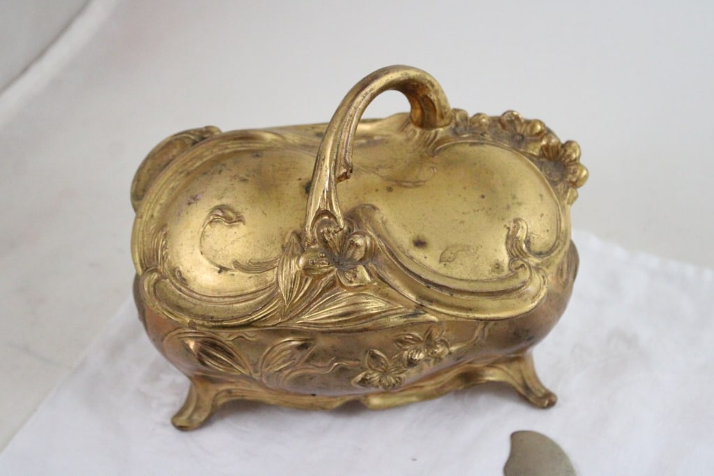 Jewelry Casket, Manicure Set, Copper Tray & More - 17