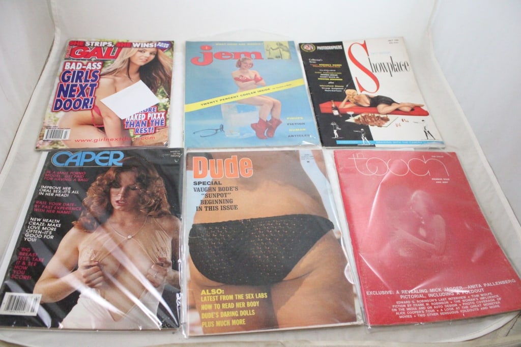 6 Nude Erotic Adult Magazines (1 of 9)