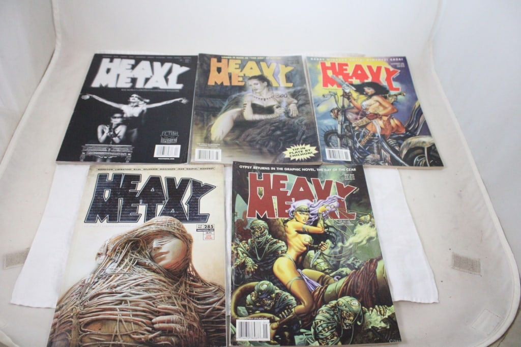 5 Heavy Metal Magazines (1 of 20)
