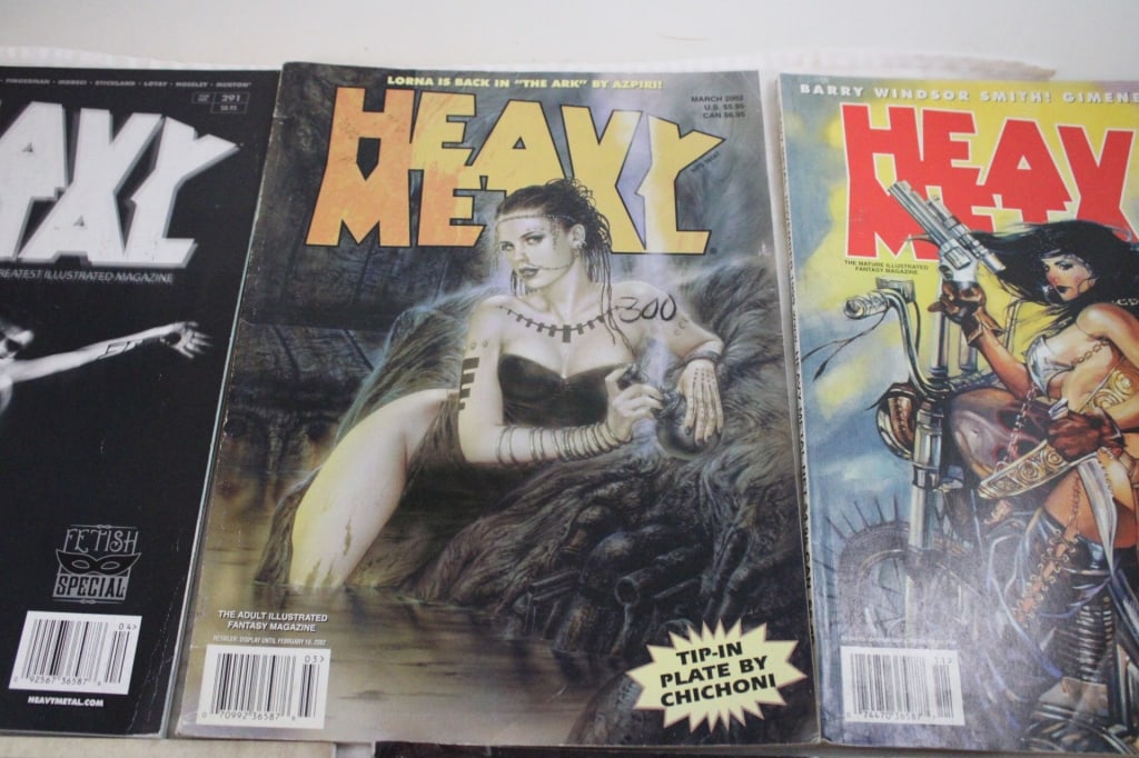 5 Heavy Metal Magazines - 5