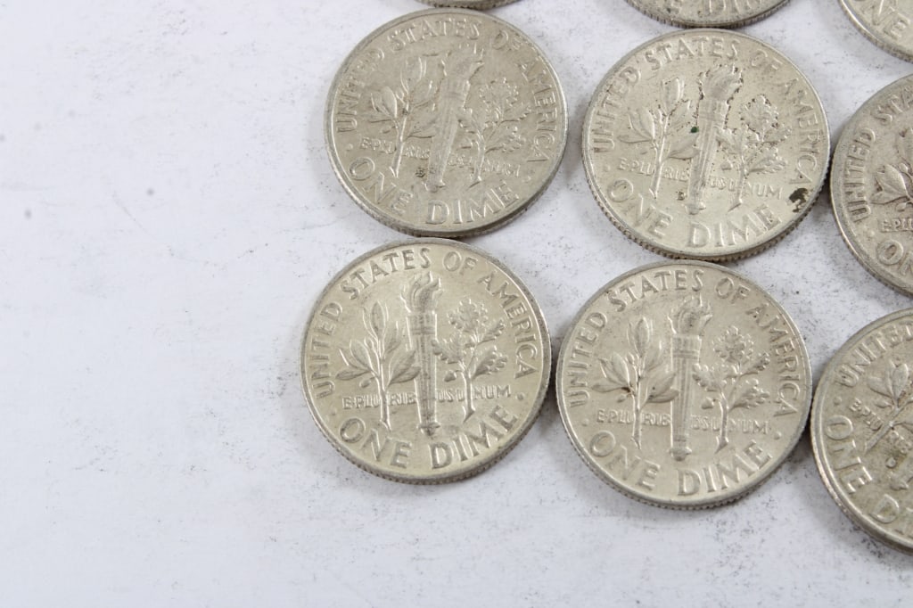13 Silver Roosevelt Dimes - 8